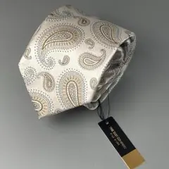 【未使用品】スーツカンパニー　ペイズリー柄　シルクネクタイ　結婚式パーティー
