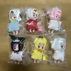 ぷちリカちゃん サンリオキャラクターズコレクション 全6種 コンプリート