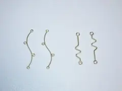 ハンドメイド　金具　パーツ　ゴールド　個性的