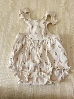 ロンパース　80 花柄