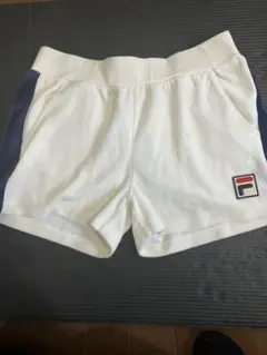 フィラ テニス ショートパンツ ベロア バックポケット付き