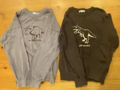 グローバルワーク ニット 恐竜 サイズ140 2着