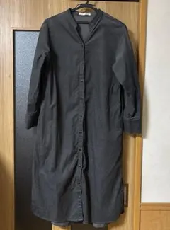 SHOO・LA・RUE グレー シャツワンピース