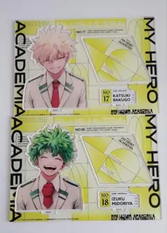 ヒロアカ　ジャンプgiga アクリルスタンド　爆豪　緑谷　幼馴染