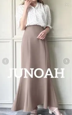 美品✨【JUNOAH】ハイウエストレースアップマーメイドスカートXL