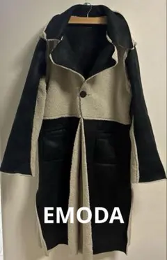 EMODA リバーシブルフェイクムートンコート