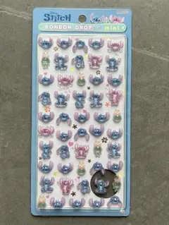 【まとめ買い割引あり】ボンボンドロップシールミニ　スティッチ　ディズニー