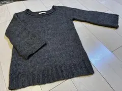 【値下げ★】LOWRYS FARMグレー 長袖 ニット ふわふわセーター