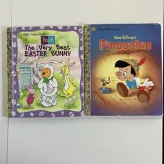 英語絵本　ピノキオ&プーさん