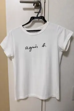 agnis b. ホワイトTシャツ サイズ2(Mサイズ)