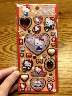 【正規品】キラキラジュエルシール　キティちゃん