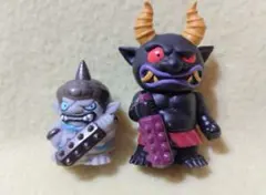 妖怪ウォッチ プラチナ鬼 黒鬼 ソフビフィギュア セット