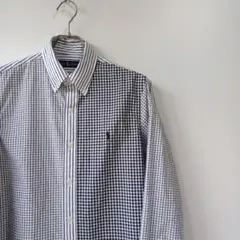 Ralph Lauren　シャツ　クレイジーパターン　ストライプ　チェック