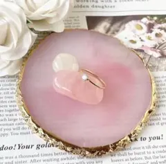 【在庫品半額sale】 スワロフスキー ガラス リング 指輪 ピンク