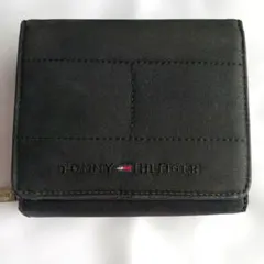 TOMMY HILFIGER 二つ折り財布 ブラック