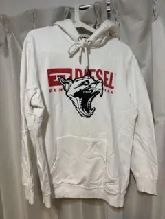 DIESEL パーカー ホワイト ドッグプリントのサムネイル