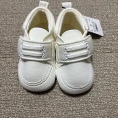 新品未使用　コムサ　ベビーシューズ　白　12.5センチ COMME CA