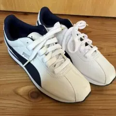PUMA スニーカー ホワイト ネイビー メンズ