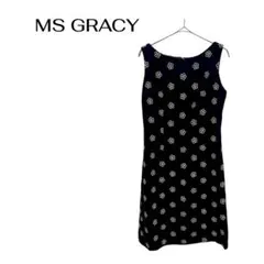 B0441ノースリーブ膝丈ワンピースベロア花柄　パーティー結婚式キャバ夜職