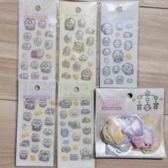 ちいかわ baby ミニミニぷっくりシール 5種 おしりもっちりフレークシール