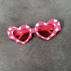 ディズニー ハート型サングラス ピンク 大人用