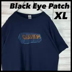 Black Eye Patch プリントTシャツ ロゴ XL ネイビーのサムネイル
