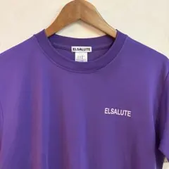 美品　ELSALUTE パープル シャツ