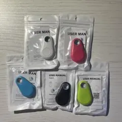 【新品未使用】ミニGPSロケーター Bluetooth 5個セット