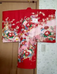 女の子一つ身(赤地に芍薬や桜、毬やオシドリ等)・B品