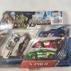アベンジャーズ ミニカー 5台セット