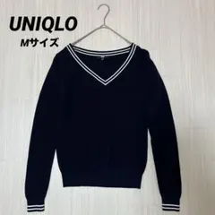 ◆ UNIQLO ユニクロ　コットンカシミヤ　クリケットセーター　（長袖）