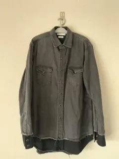 OLDPARK × MINEDENIM デニムウェスタンレイヤードシャツのサムネイル