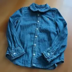 ラルフローレン☆フリルデニムシャツ　120