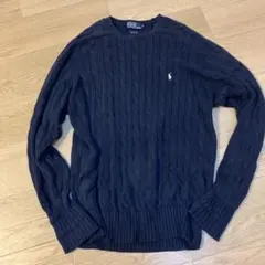 Polo by Ralph Lauren ネイビー ニット L
