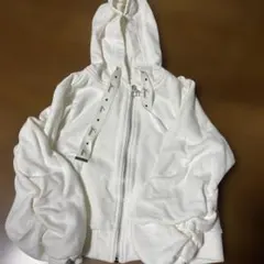 Jenni love フード付き　ホワイトパーカー
