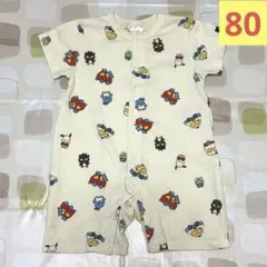 ロンパース けろけろけろっぴ バツ丸 ポチャッコ タキシードサム はたらく車