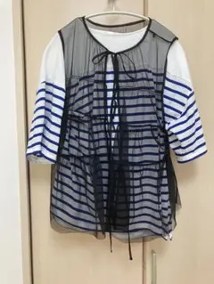 半袖カットソー　Tシャツ　しまむら