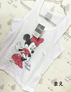 ミニーマウス　タンクトップ　レトロ