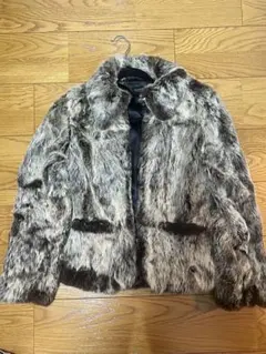 EGOIST ファージャケット ブラウン系　ヴィンテージ　ファーコート