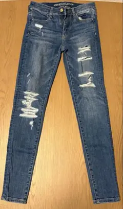 AMERICAN EAGLE ダメージスキニージーンズ
