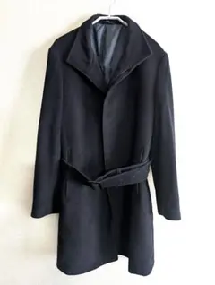 COMME CA MEN｜コムサメン　アンゴラ50％混　ウールステンカラーコート