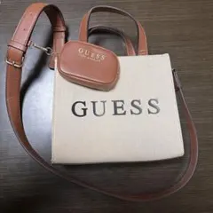 GUESS ショルダーバッグ ベージュ/ブラウン
