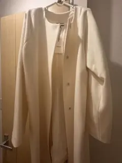 Theory アイボリー ロングコート