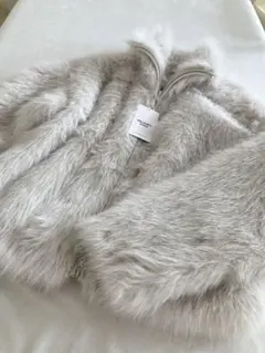 Ludic Park シャギーファーブルゾン　アイボリー　M 新品未使用