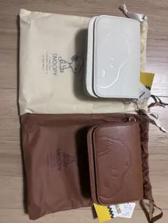 SNOOPY バッグ 2色セット