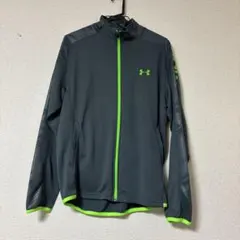 UNDER ARMOUR ジャケット SM ブラック/グリーン