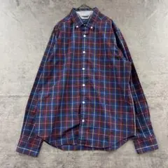 ノーティカ チェックシャツ 長袖 ボタンダウン コットン Mサイズ【5564】