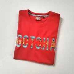 GOTCHA 長袖Tシャツ レッド Sサイズのサムネイル
