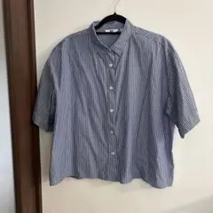 UNIQLO ストライプ柄 半袖シャツ 3XL