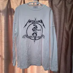 METALLICA ロゴプリント ロングスリーブTシャツ